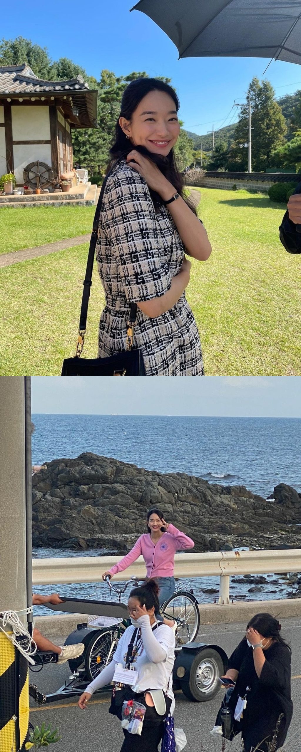 Shin Min A Shares Behind the Scene Pictures from  Hometown Cha Cha Cha  Shoot with Kim Seon Ho - 38