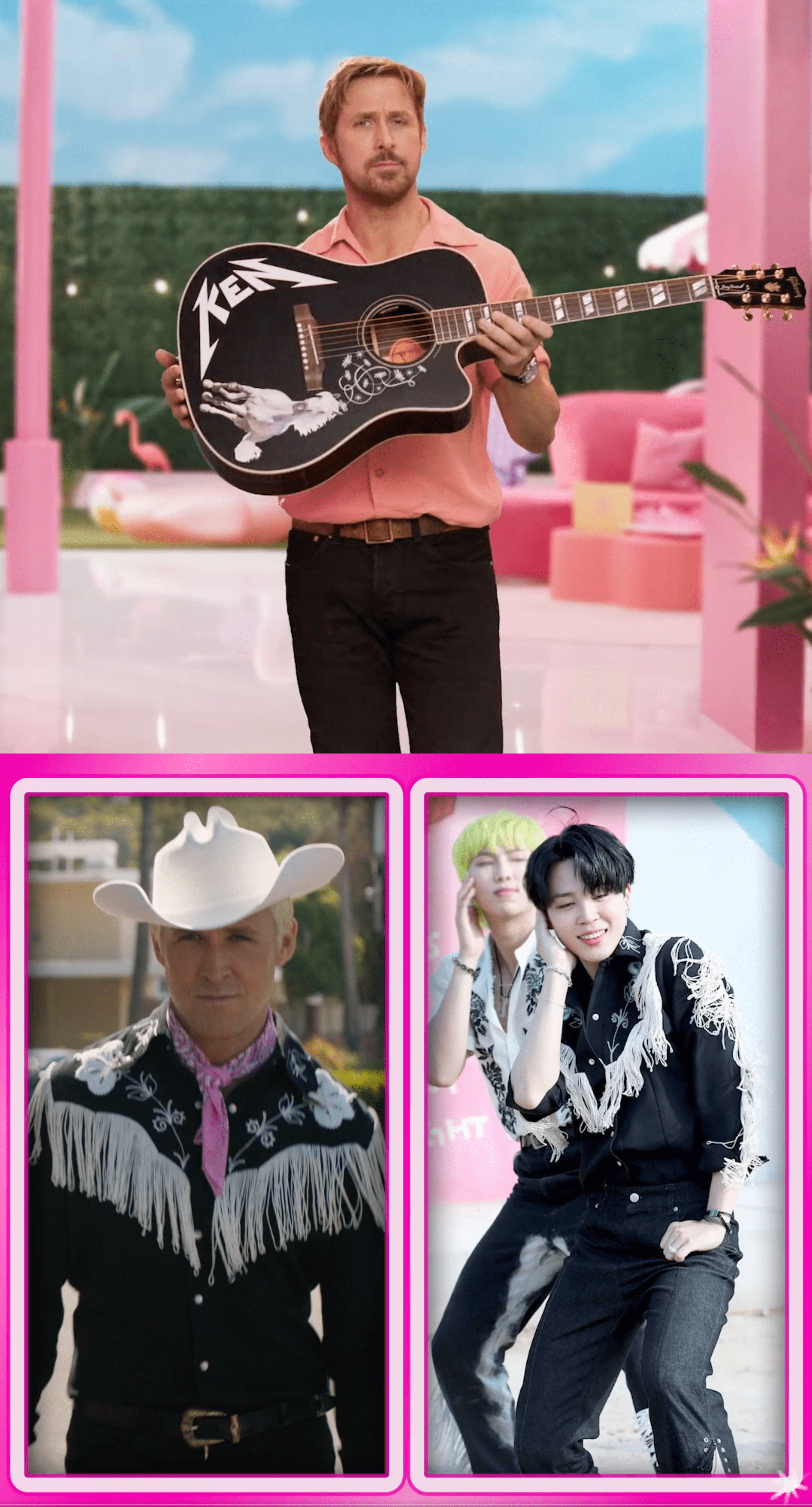 Ryan Gosling gifts 'Barbie' film's Ken guitar to BTS' Jimin