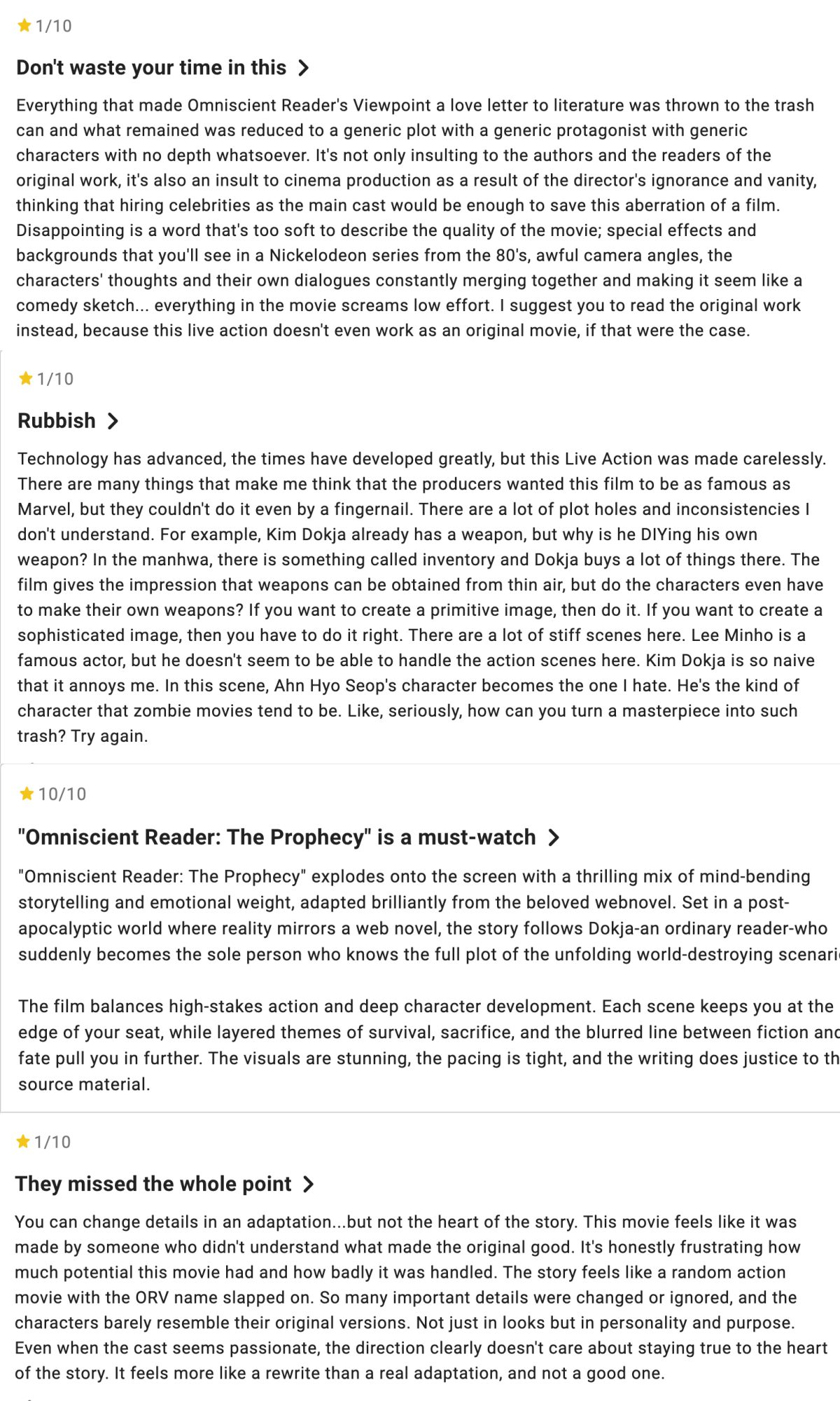 omniscient readers box office
