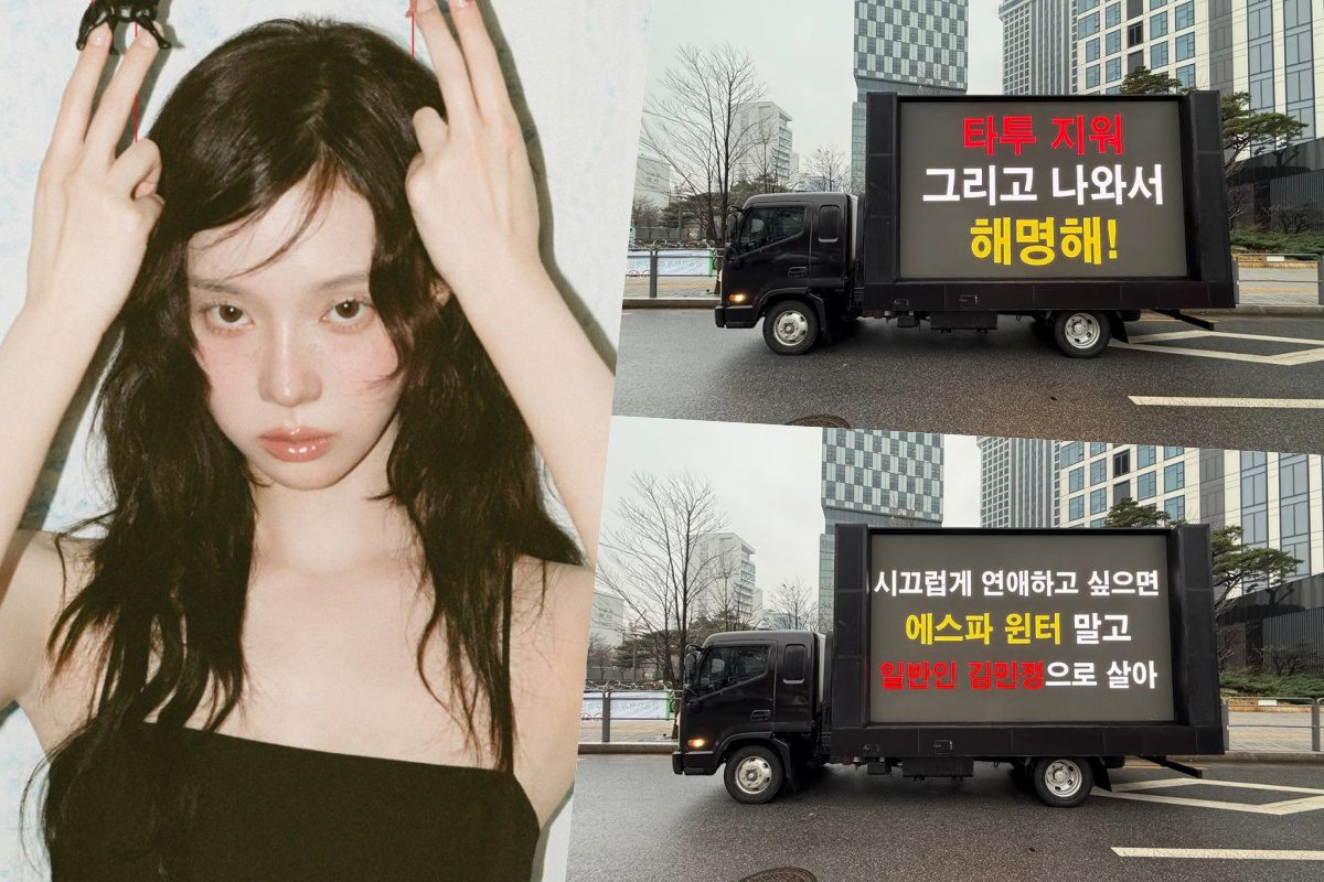 winter truck protest