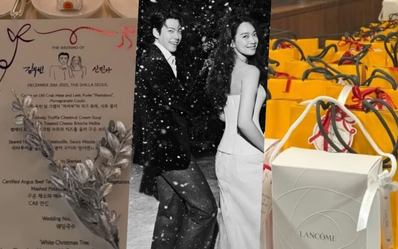 kim woo bin shin mina wedding gift