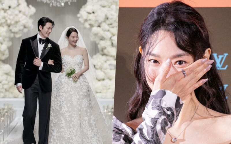 shin mina wedding tears