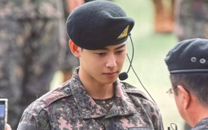 cha eun woo military band