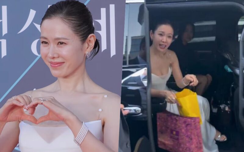 son ye jin fan interaction