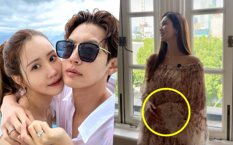 lee da hae baby bump