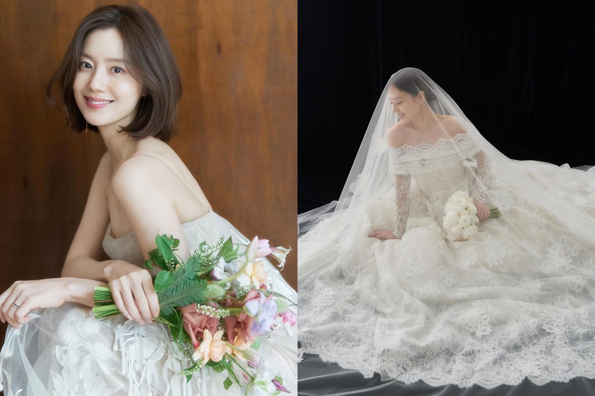 moon chae won wedding dress