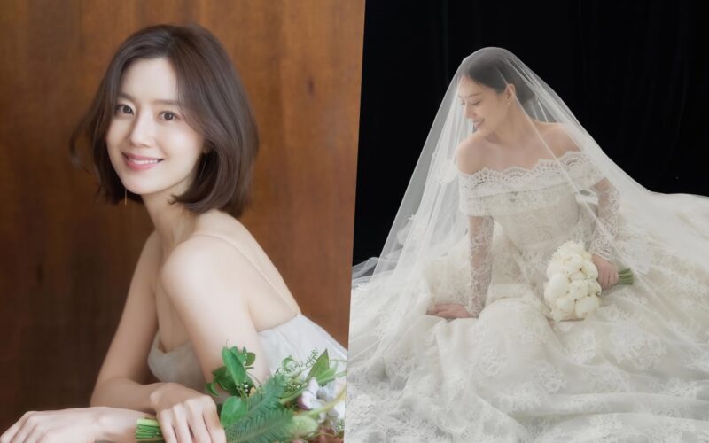 moon chae won wedding dress
