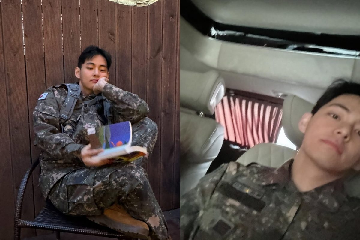 bts v military friend