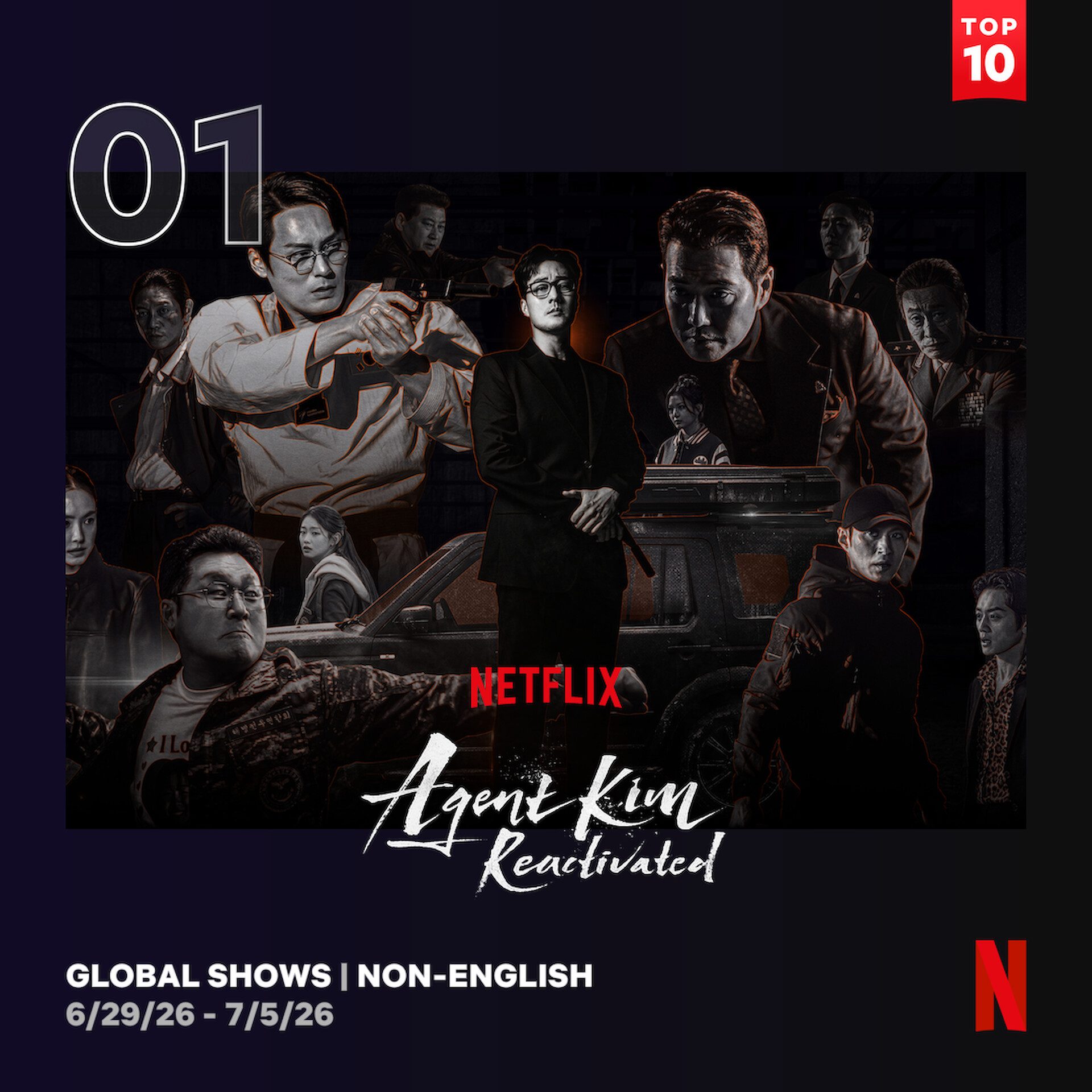 Agent Kim Reactivated netflix ranking