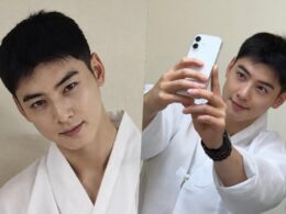 cha eun woo military service
