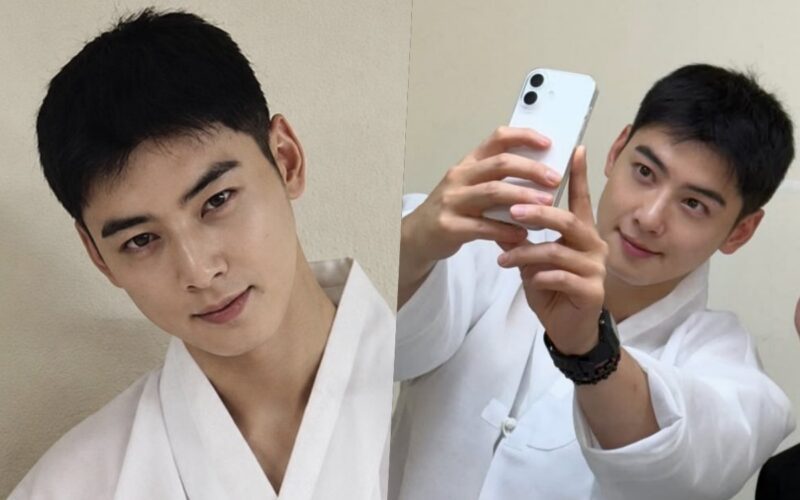 cha eun woo military service