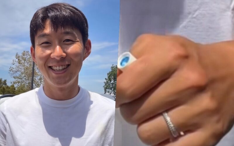 son heung min wedding ring