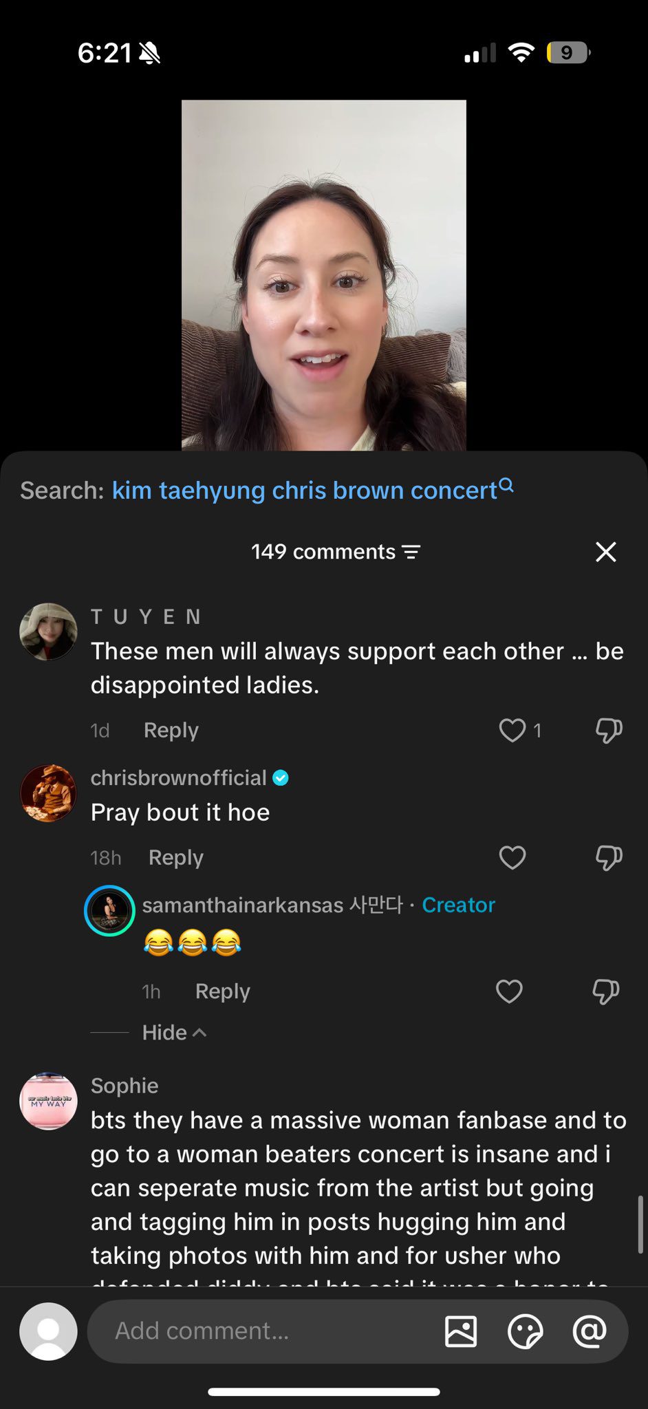 chris brown bts fan