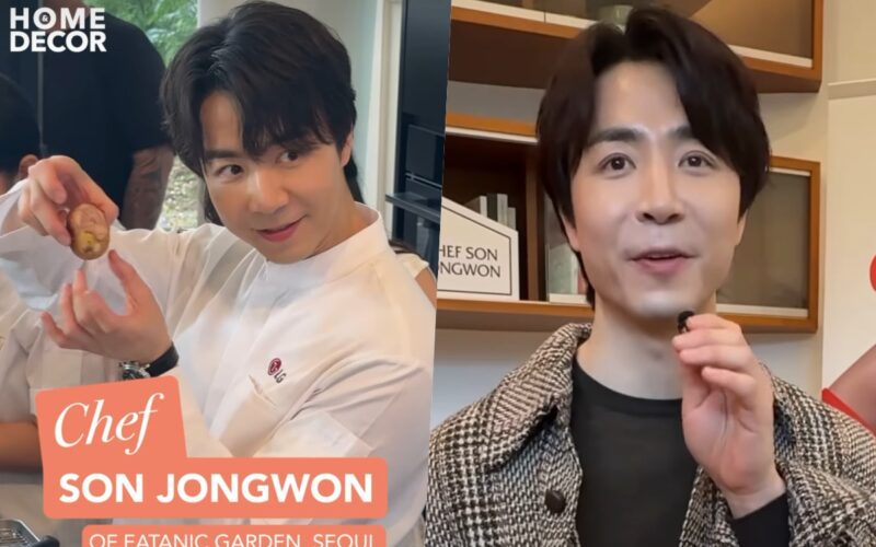 chef son jong won appearance