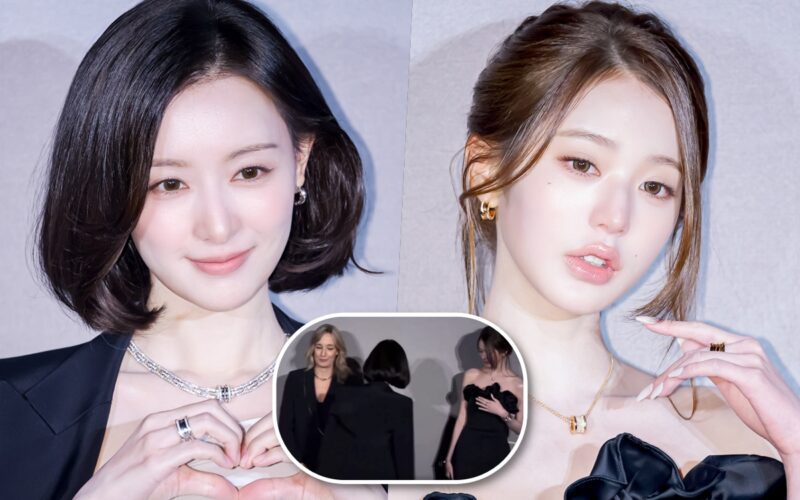 Jang Wonyoung Kim Ji Won BVLGARI
